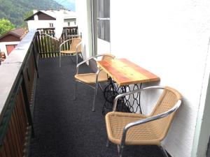 Balkon lub taras w obiekcie Yannsa