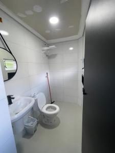 Koupelna v ubytování Hotel Belenzinho