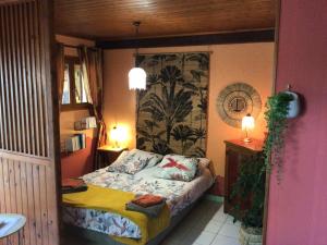 Posteľ alebo postele v izbe v ubytovaní Le gîte de Gascogne