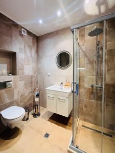 A bathroom at Sea View Rental Front Beach