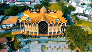 Riverine Kuching Luxury 4Pax with Balcony facing Waterfront View鸟瞰图