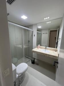 Ένα μπάνιο στο Hotel Ninet Al Lorena Paulista Jardins com garagem cozinha 3107 +29 φωτογραφίες