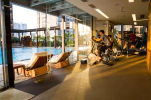 Fitness centrum a/nebo fitness zařízení v ubytování The Westin Guangzhou