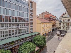 Udsigt til Bratislava eller udsigt til byen taget fra lejligheden