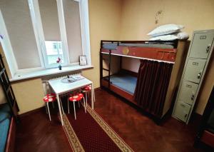 Postel nebo postele na pokoji v ubytování Kefir & Bun Hostel