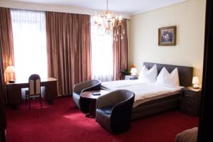 Letto o letti in una camera di Hotel Alter Telegraf