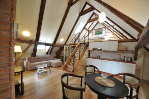 Posezení v ubytování Latrán 43 apartments