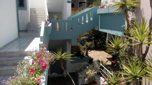 A garden outside Hotel Kleopatra
