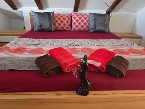 Postel nebo postele na pokoji v ubytování Apartments Angir