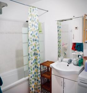 Koupelna v ubytování Cozy appartement vue mer