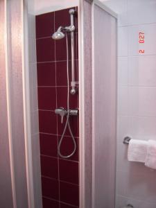 トッレ・ラピッロにあるIl Sole Il Mare Il Ventoのバスルーム(シャワー、シャワーヘッド付)が備わります。
