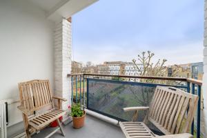 Balkón nebo terasa v ubytování Stylish flat between London Bridge & Tower Bridge