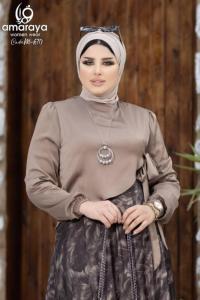 a woman wearing a hijab and a necklace at القاهرة in New cairo