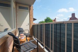 Ein Balkon oder eine Terrasse in der Unterkunft Flamingo Beach Apartments