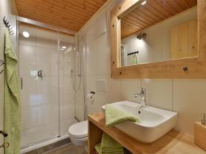 Kúpeľňa v ubytovaní Oberseebachhof + 29 fotografií