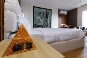 Istumisnurk majutusasutuses Pyramids moon Tower