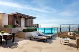 a rendering of a balcony of a building at Atlantis The Royal in Dubai