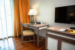 TV a/nebo společenská místnost v ubytování Waterfront Insular Hotel Davao