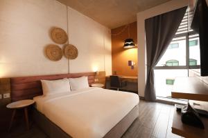 Postel nebo postele na pokoji v ubytování Dara Al Yammamah Hotel - Formerly Nuzl Shada