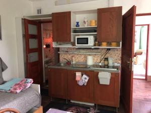 Η κουζίνα ή μικρή κουζίνα στο Apartmány na náměstí - Kounice