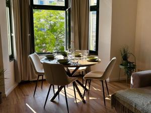 Χώρος καθιστικού στο Helle, freundliche Wohnung in Zentrumsnähe