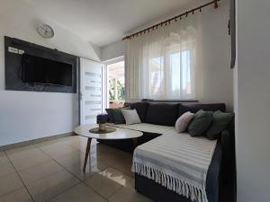 TV a/nebo společenská místnost v ubytování Apartments Jolić