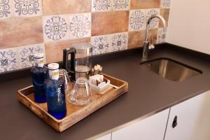 Kuchyň nebo kuchyňský kout v ubytování La Plaza Hostal
