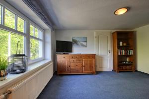 TV/Unterhaltungsangebot in der Unterkunft Landhaus am Ufer - Wohnung 4