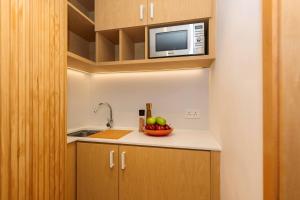 Dapur atau dapur kecil di Shama Hub Metro South Hong Kong