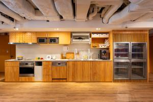Dapur atau dapur kecil di Shama Hub Metro South Hong Kong
