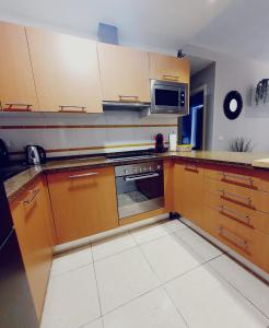 Køkken eller tekøkken på La Ladera El Medano Beach Apartment