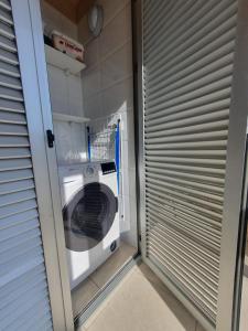 Et badeværelse på La Ladera El Medano Beach Apartment