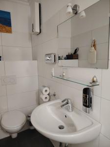 Koupelna v ubytování Hotel Drei Kronen