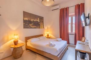 Postel nebo postele na pokoji v ubytování Travel B&B