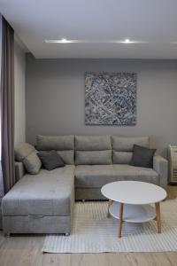 Khu vực ghế ngồi tại Apartmani Lepojevic