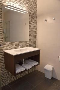 Koupelna v ubytování Hotel Julimar