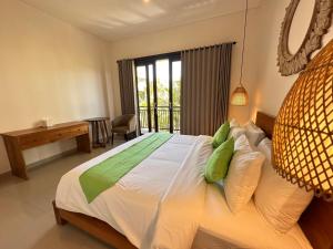 NEW Villa Indah Seminyak 3BR Private Pool客房内的一张或多张床位