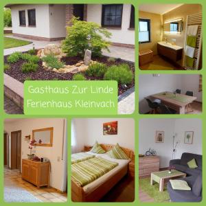 Postel nebo postele na pokoji v ubytování Ferienhaus Zur Linde