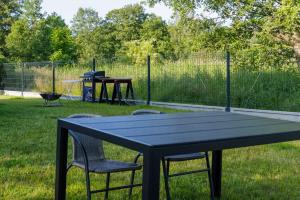 Ein Garten an der Unterkunft Solo na wyspie, blisko morza Sobieszewo