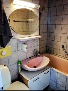 Kúpeľňa v ubytovaní Luna Apartman501 + 28 fotografií