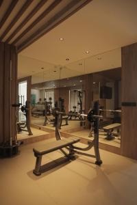 Fitness centrum a/nebo fitness zařízení v ubytování Radisson Resort Hatgad Saputara