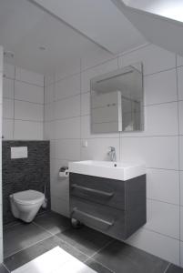 Koupelna v ubytování B&B De Kaagse Boer
