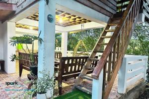 Balkón nebo terasa v ubytování Spark Camp - Baler Resorts