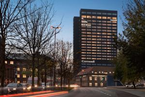 O edifício em que o hotel se localiza