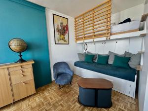 À l'est - Studio vue mer sur la digue的休息区