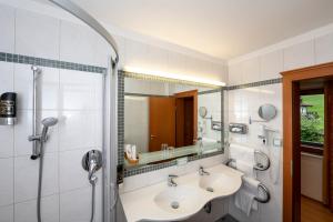 Koupelna v ubytování Steinbach-Hotel