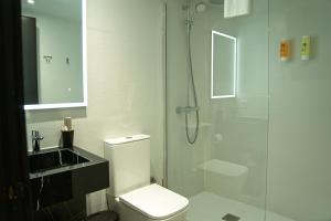 Koupelna v ubytování Hotel Mefolinkel Suits