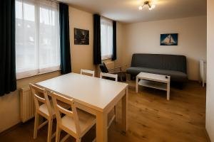 Et opholdsområde på Sunny apartment in Lüneburg