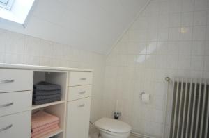 Koupelna v ubytování Ferienwohnung Prikker, 65352