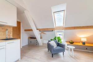 Kuchyň nebo kuchyňský kout v ubytování TinyGreens B & B
